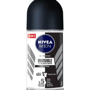 NIVEA BLACK AND WHITE INVISIBLE ANTI PERSPIRANT ROLL ON