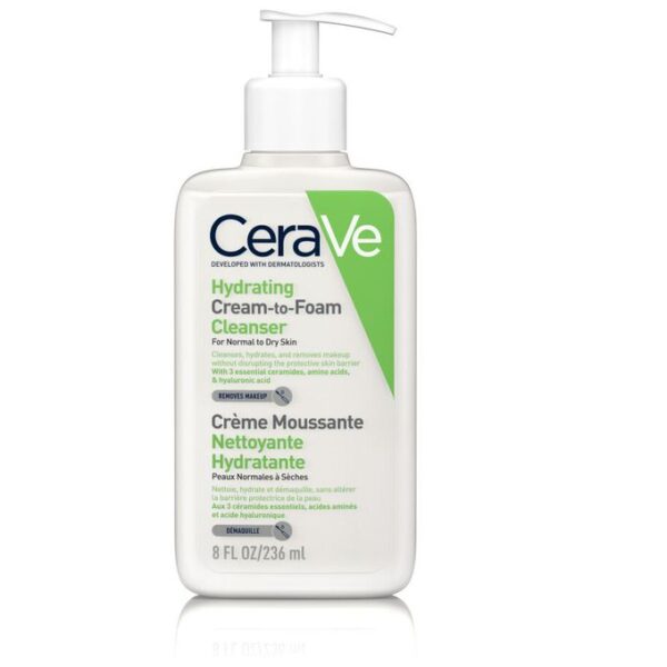 CERAVE HYDRATING CREAM TO FOAM CLEANSER 236ML